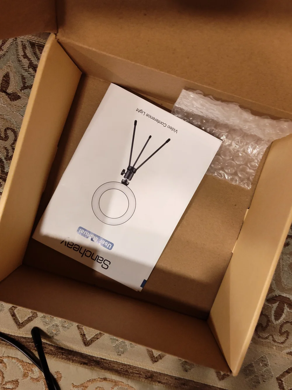 LED Ring Light with Tripod - Black White